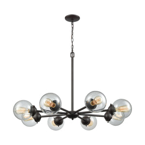 ELK Home - CN129821 - Eight Light Chandelier - Beckett - Oil Rubbed Bronze