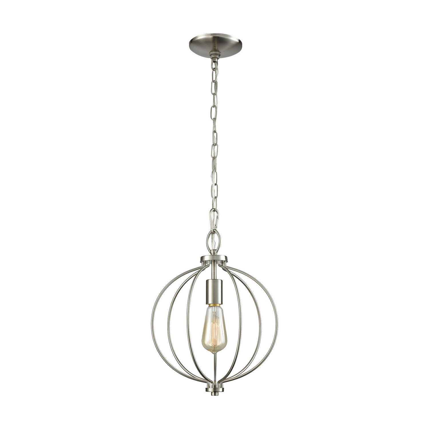 ELK Home - CN15712 - One Light Mini Pendant - Williamsport - Brushed Nickel