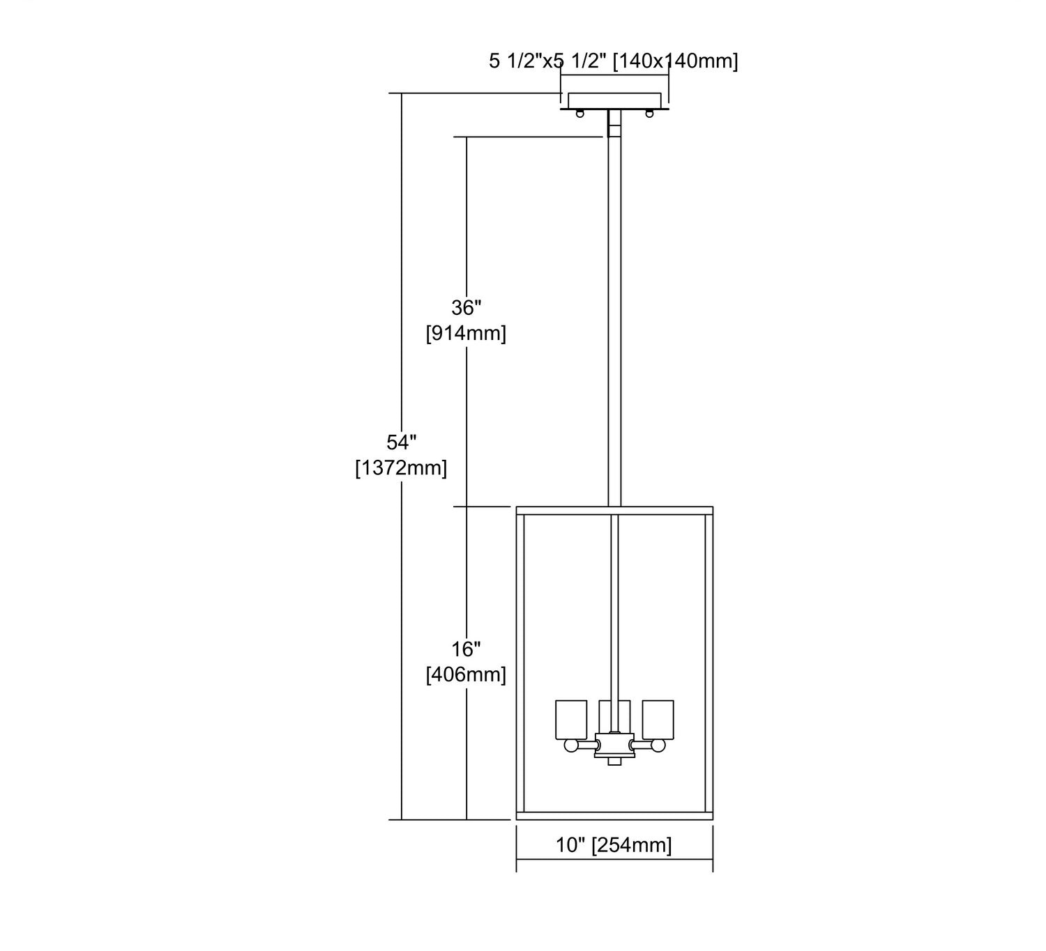 ELK Home - CN15831 - Three Light Chandelier - Williamsport - Oil Rubbed Bronze