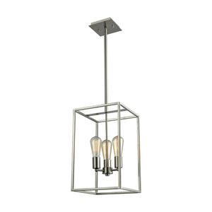 ELK Home - CN15832 - Three Light Chandelier - Williamsport - Brushed Nickel