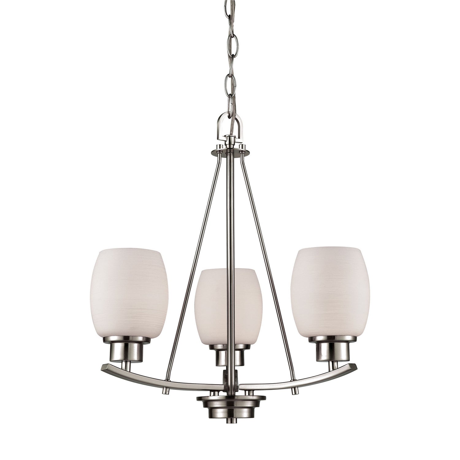 ELK Home - CN170322 - Three Light Chandelier - Casual Mission - Brushed Nickel