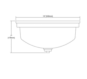 ELK Home - CN170332 - Three Light Flush Mount - Casual Mission - Brushed Nickel