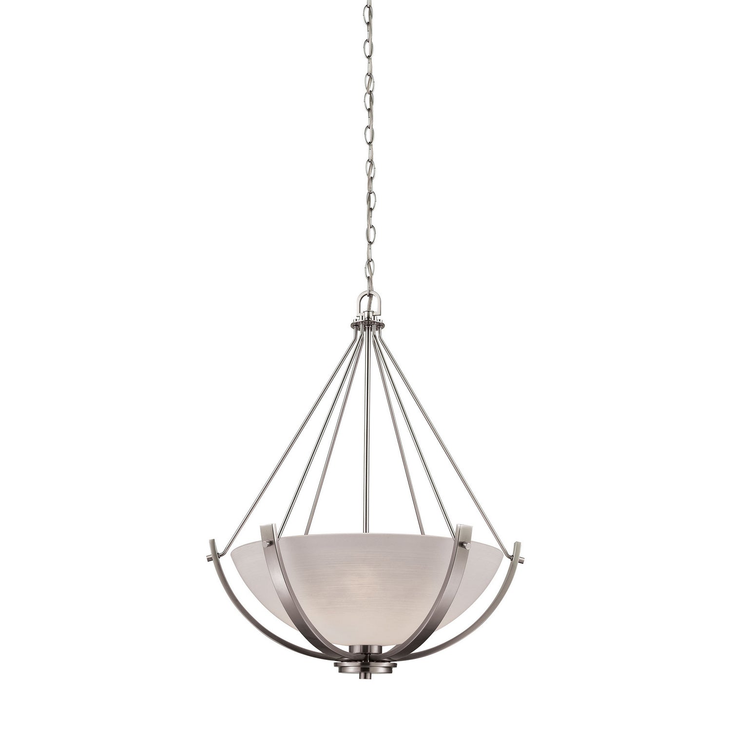 ELK Home - CN170342 - Three Light Chandelier - Casual Mission - Brushed Nickel