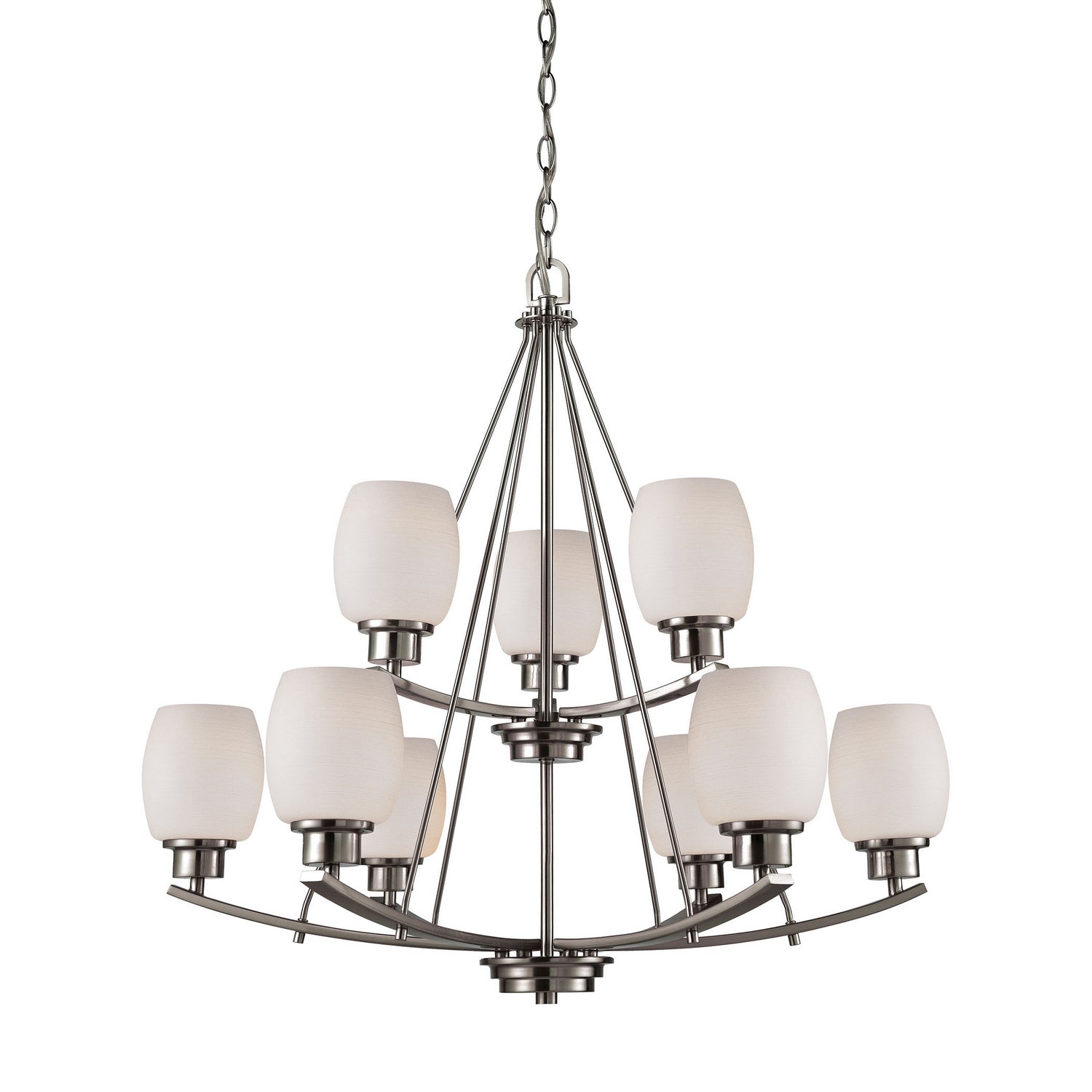 ELK Home - CN170922 - Nine Light Chandelier - Casual Mission - Brushed Nickel