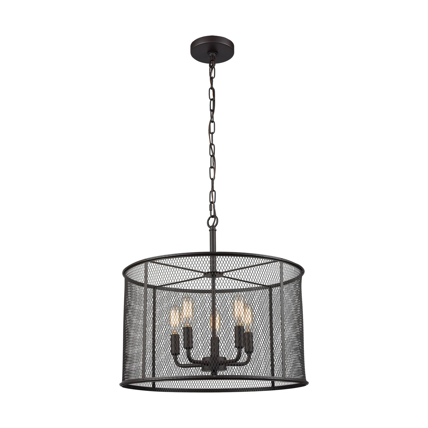 ELK Home - CN250541 - Five Light Chandelier - Williamsport - Oil Rubbed Bronze