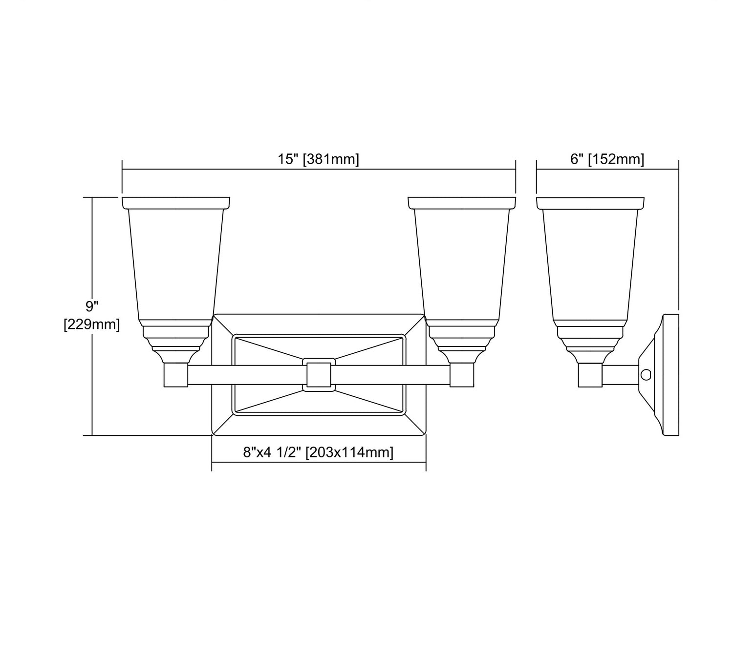 ELK Home - CN573211 - Two Light Vanity - Sinclair - Brushed Nickel