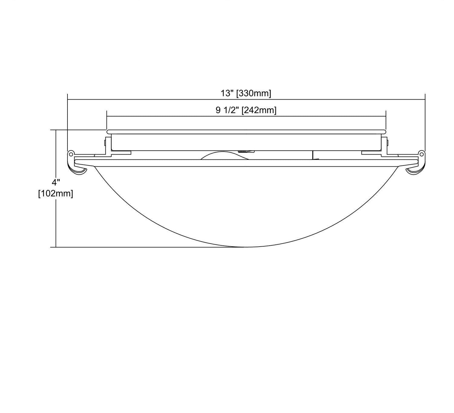 ELK Home - CN734299 - Two Light Flush Mount - Sunglow - Brushed Nickel