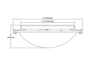 ELK Home - CN734299 - Two Light Flush Mount - Sunglow - Brushed Nickel