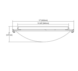 ELK Home - CN734399 - Three Light Flush Mount - Sunglow - Brushed Nickel