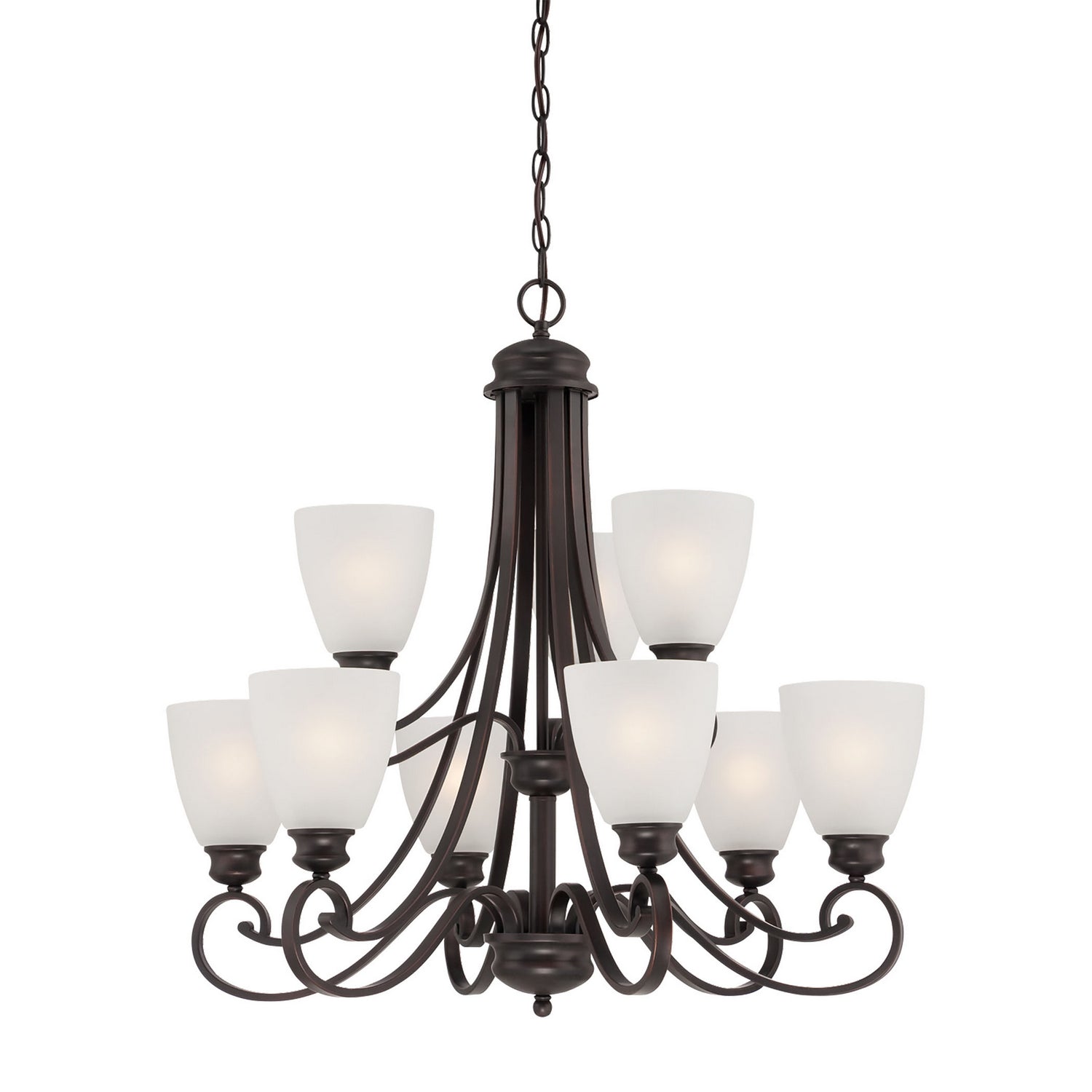 ELK Home - TK0018704 - Nine Light Chandelier - Haven - Espresso