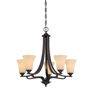 ELK Home - TK0020704 - Five Light Chandelier - Treme - Espresso