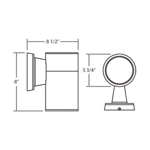 Eurofase - 19202-013 - OUTDR,WLLMNT,75W PAR30,RD,DNLT - ARCHITECTURAL OUTDOOR - Grey