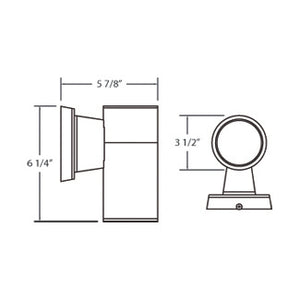 Eurofase - 19206-011 - OUTDR,WLLMNT,50W PAR20,RD,DNLT - BORRU - Grey