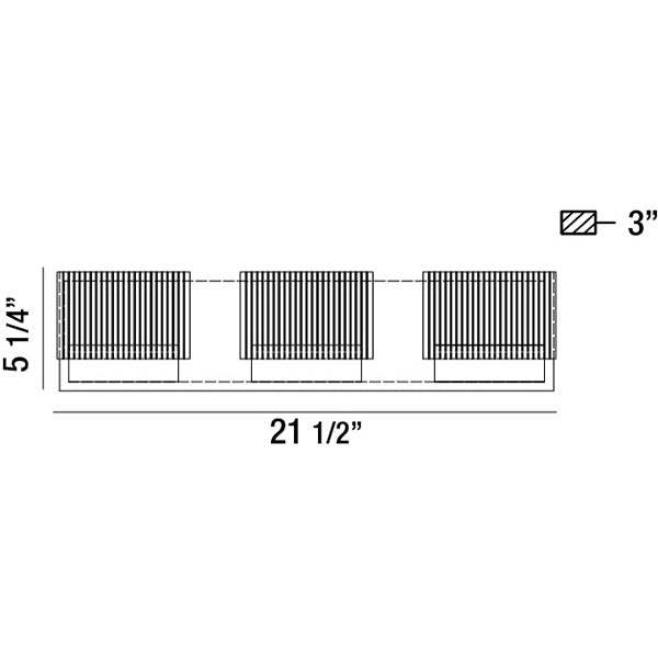 Eurofase - 31439-015 - LED Bathbar - Sonic - Chrome