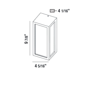 Eurofase - 31580-021 - OUTDR,LED WLLMNT,18W,662LM,GRA - ARCHITECTURAL OUTDOOR - Graphite Grey