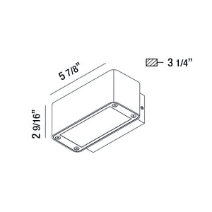 Eurofase - 31581-028 - LED Outdoor Wall Mount - Outdoor - Graphite Grey