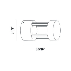 Eurofase - 31586-016 - LED Outdoor Wall Mount - Outdoor - Marine Grey