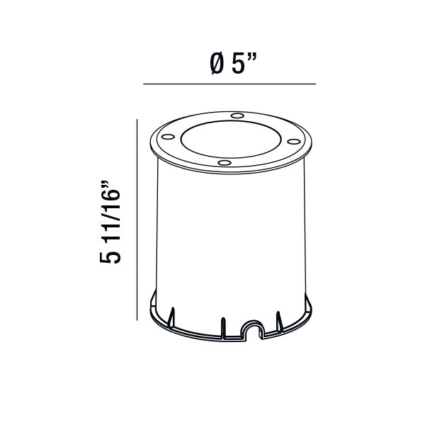 Eurofase - 31595-018 - OUTDR,LED INGROUND,RD,3X2W,SS - ARCHITECTURAL OUTDOOR - Stainless Steel
