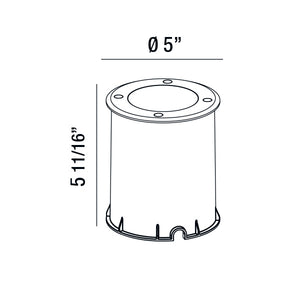 Eurofase - 31595-018 - OUTDR,LED INGROUND,RD,3X2W,SS - ARCHITECTURAL OUTDOOR - Stainless Steel
