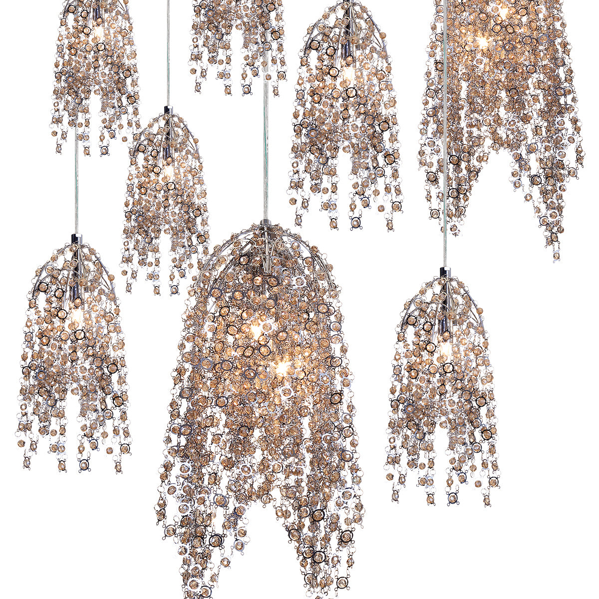 Eurofase - 31617-017 - Six Light Chandelier - Danza - Chrome