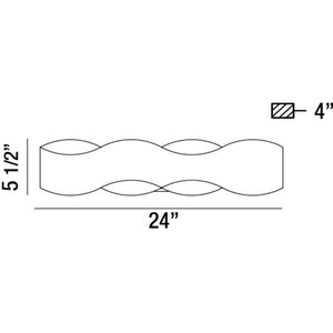 Eurofase - 31784-016 - LED Bathbar - Vaughan - Bronze