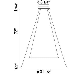 Eurofase - 31861-014 - LED Pendant - Valley - Chrome