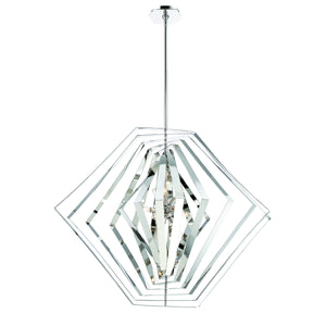 Eurofase - 31888-011 - Ten Light Chandelier - Downtown - Chrome