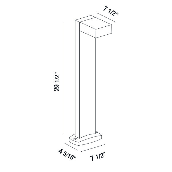 Eurofase - 31909-027 - LED Bollard - Led Bollard - Graphite Grey