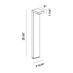 Eurofase - 31911-023 - LED Bollard - Led Bollard - Graphite Grey