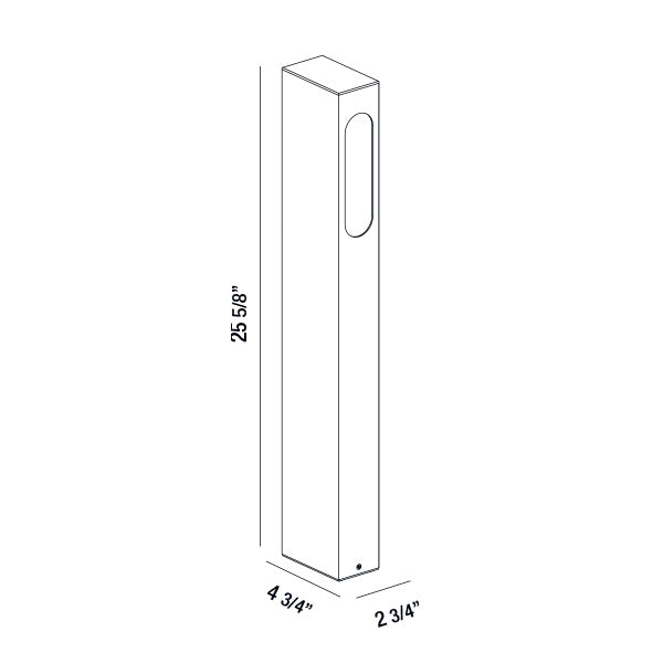 Eurofase - 31914-024 - LED Bollard - Led Bollard - Graphite Grey