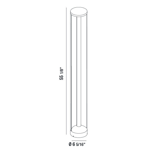 Eurofase - 31919-029 - LED Bollard - Led Bollard - Graphite Grey