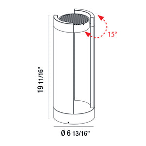 Eurofase - 31922-029 - DANYON,LED BLRD,15W,20IN,GRPH - DANYON - Graphite Grey
