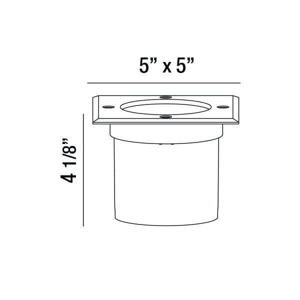Eurofase - 32190-014 - CREYA,LED INGROUND,SQ,1X7W,SS - CREYA - Stainless Steel