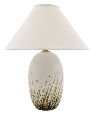 House of Troy - GS150-DWG - One Light Table Lamp - Scatchard - Decorated White Gloss