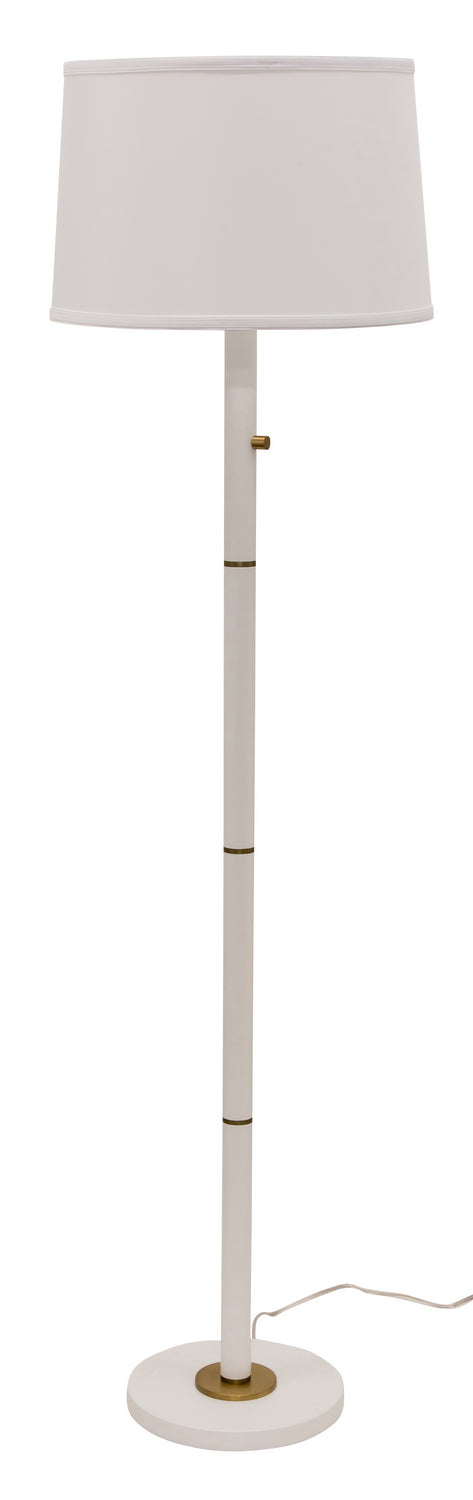 House of Troy - RU703-WT - Three Light Floor Lamp - Rupert - White