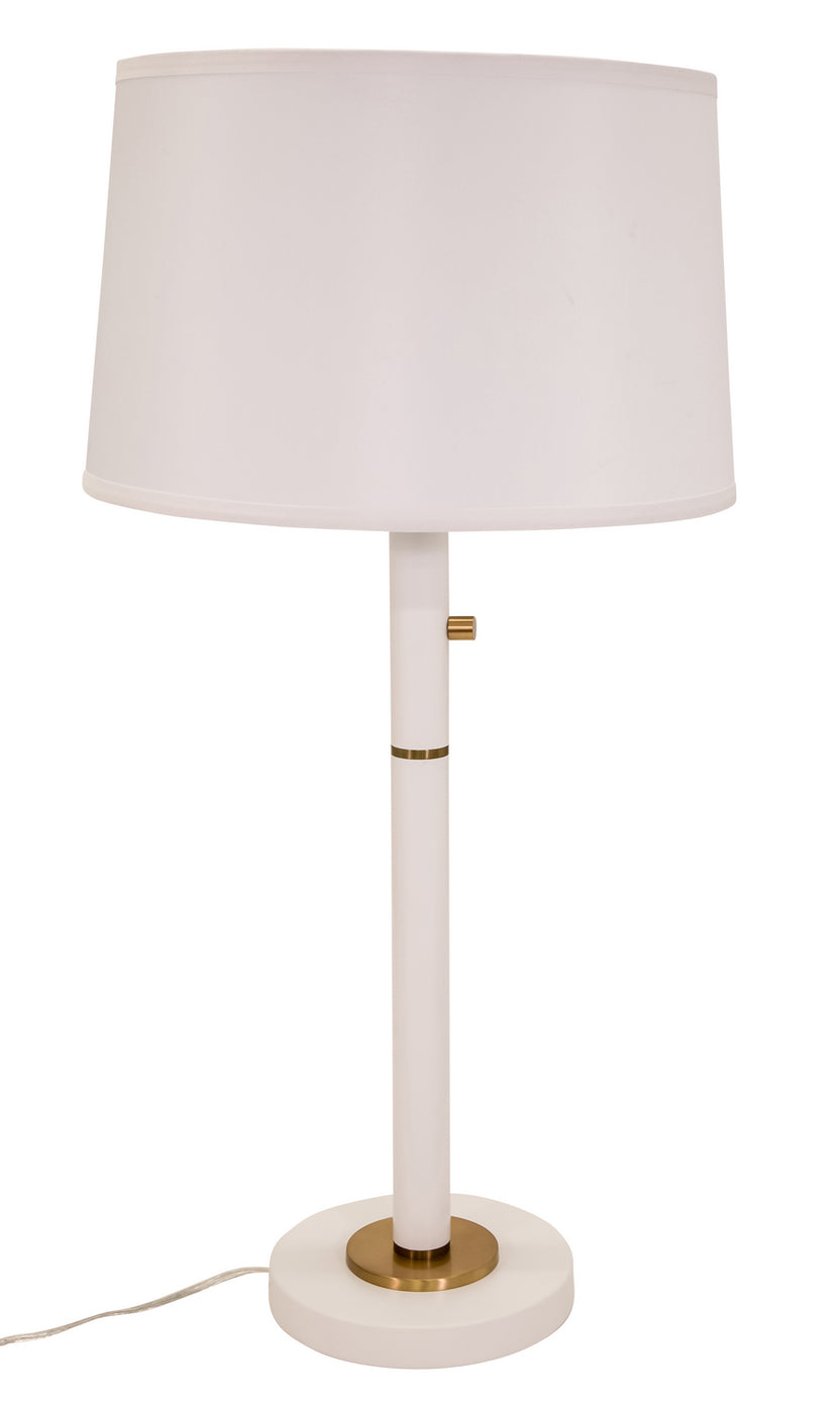 House of Troy - RU750-WT - Three Light Table Lamp - Rupert - White