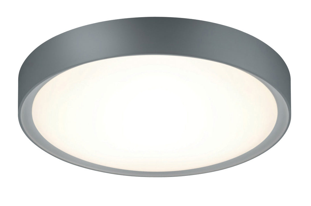 Arnsberg - 659011887 - LED Bathroom Ceiling Light - Clarimo - Titanium / Light Grey