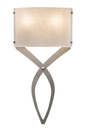 Meyda Tiffany - 163760 - Two Light Wall Sconce - Canterbury - Nickel