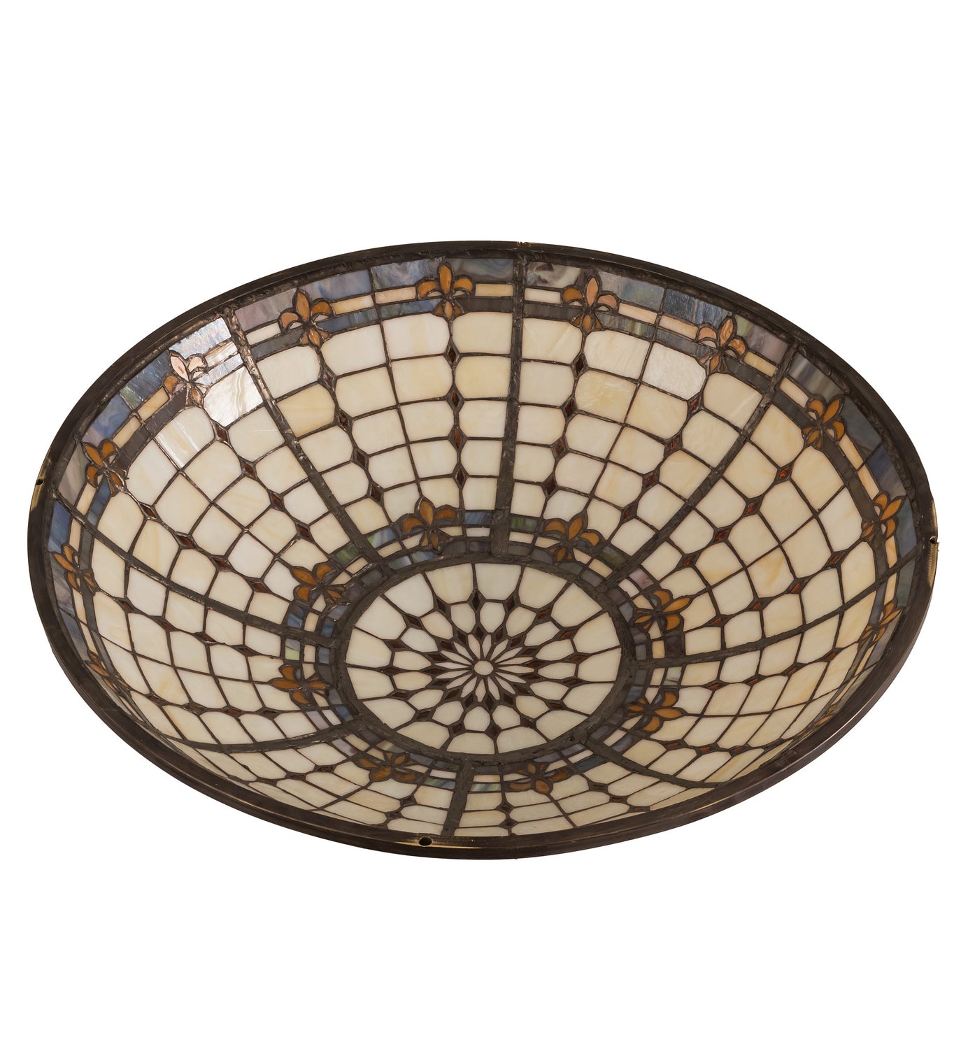 Meyda Tiffany - 179859 - Shade - Fleur-De-Lite - Craftsman Brown