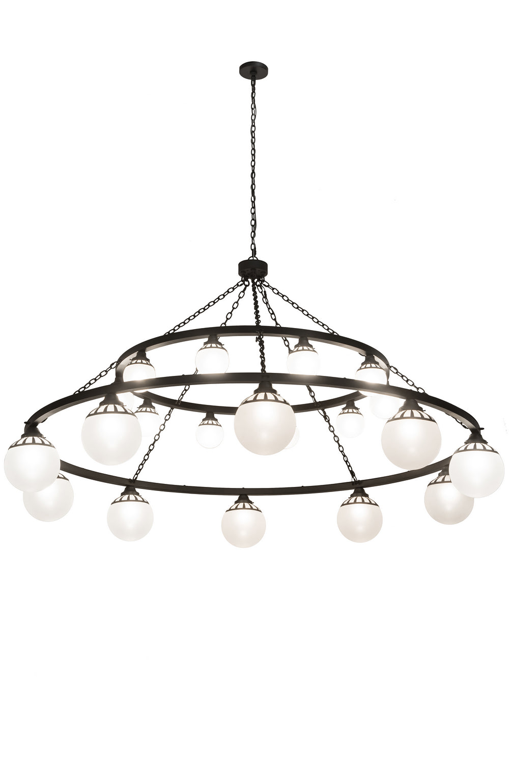 Meyda Tiffany - 182292 - 20 Light Chandelier - Bola - Old Wrought Iron