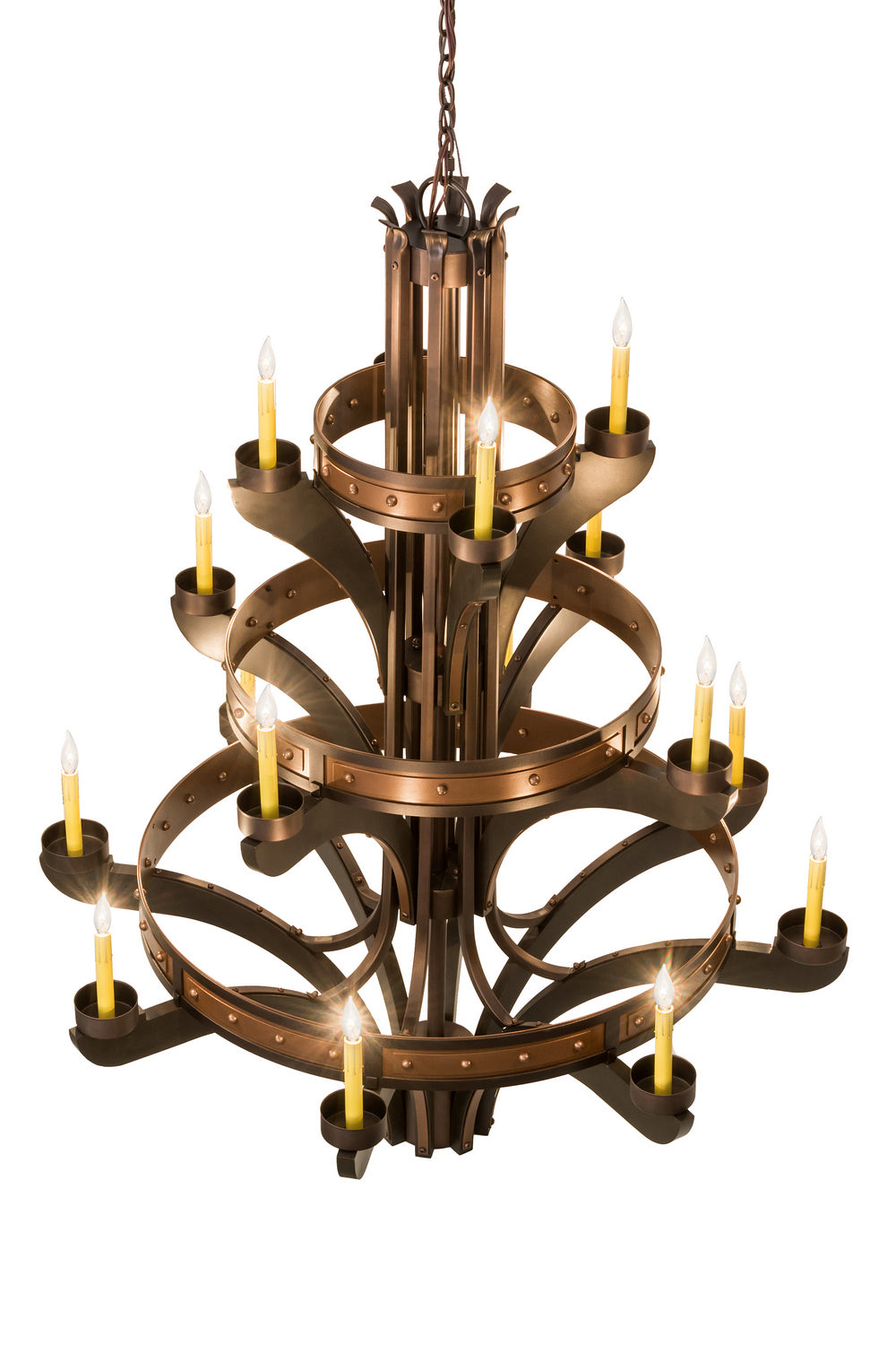 Meyda Tiffany - 183606 - 17 Light Chandelier - Castilla - Mahogany Bronze