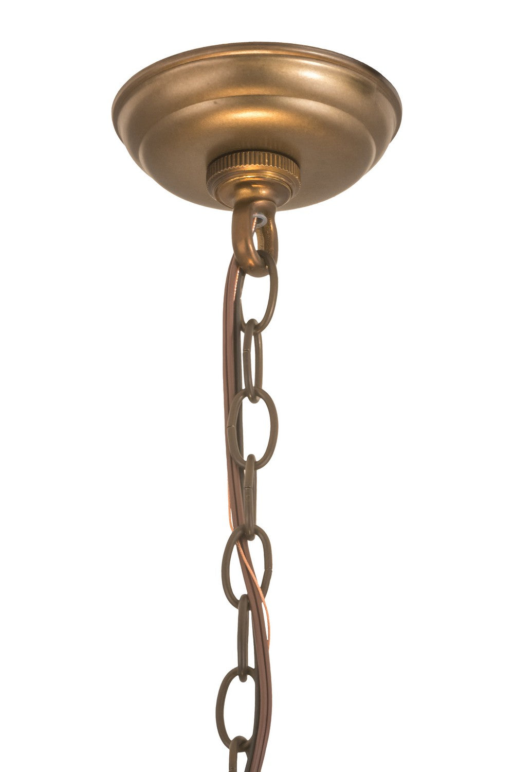 Meyda Tiffany - 184804 - Eight Light Inverted Pendant - Branches - Antique Copper