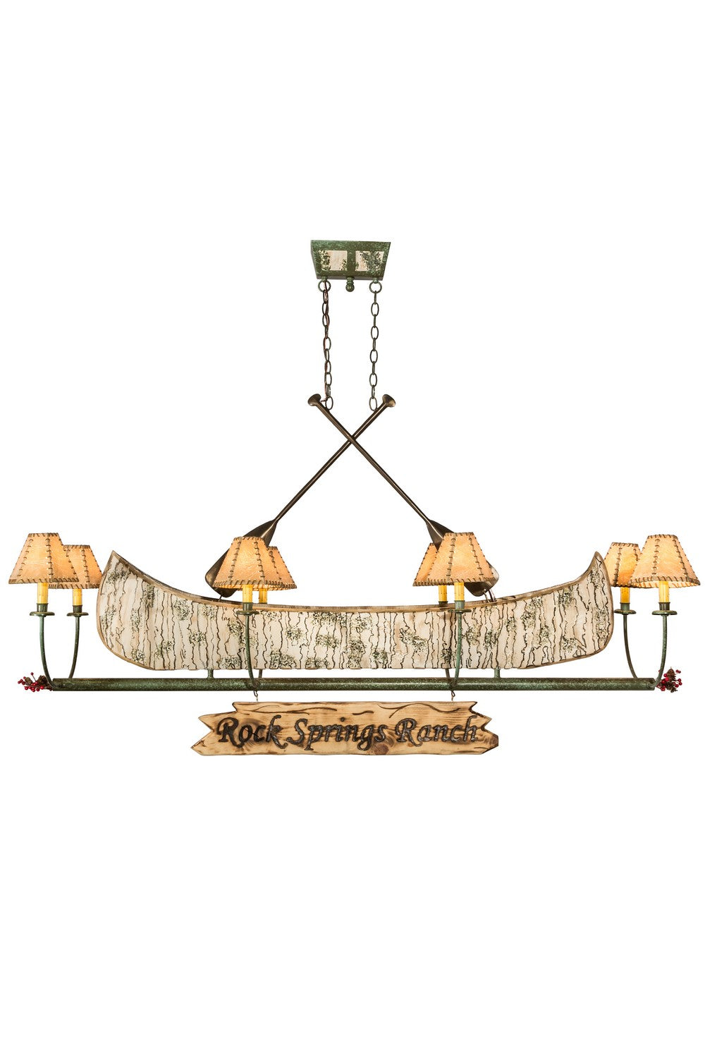 Meyda Tiffany - 186354 - Eight Light Chandelier - Personalized - Antique Copper,Tarnished Copper