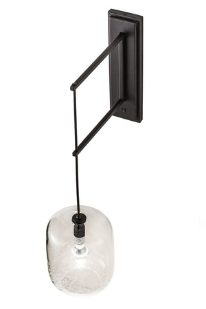 Meyda Tiffany - 186391 - One Light Wall Sconce - Pastilla - Solar Black