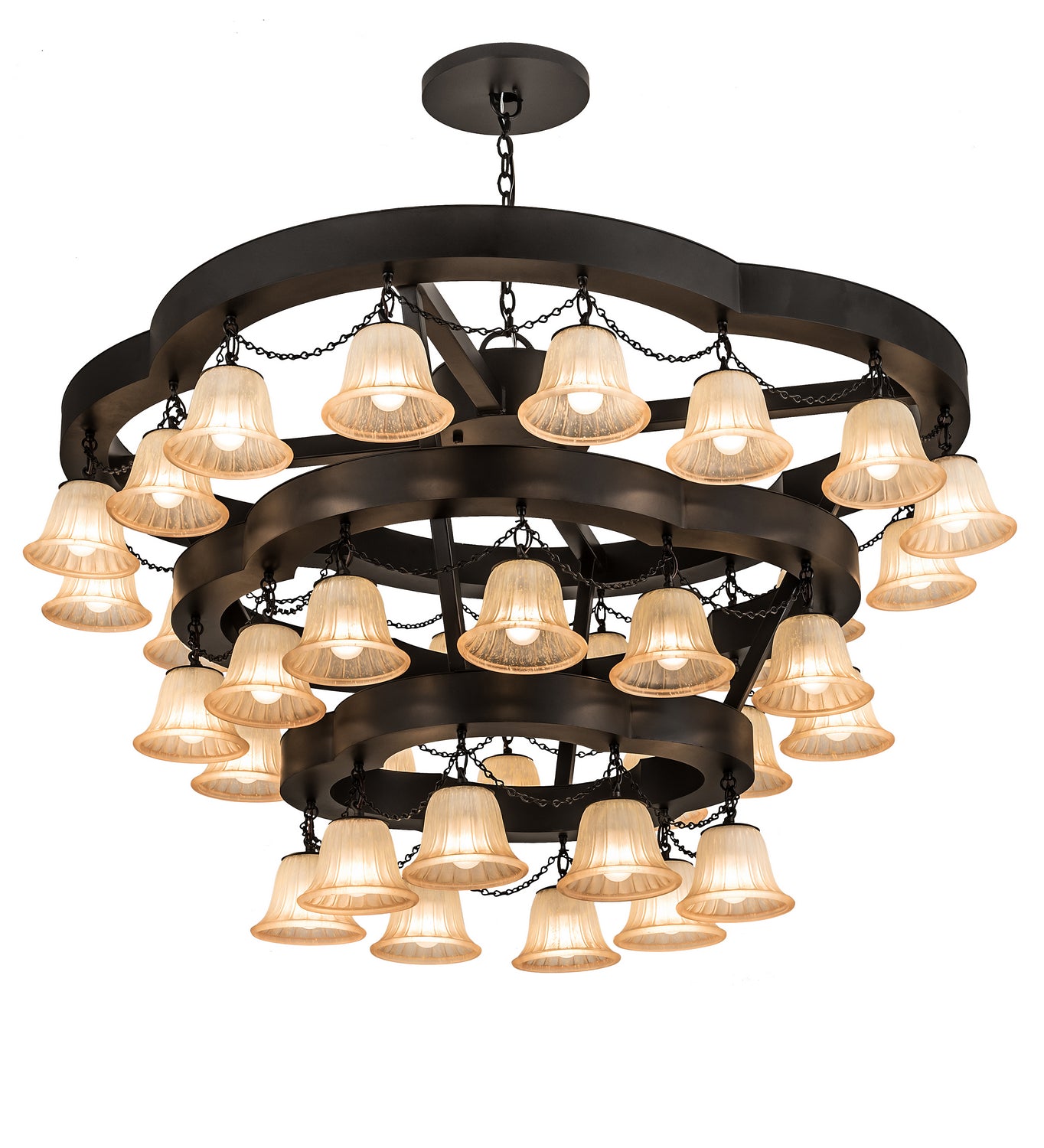 Meyda Tiffany - 188858 - 36 Light Chandelier - Cretella - Solar Black