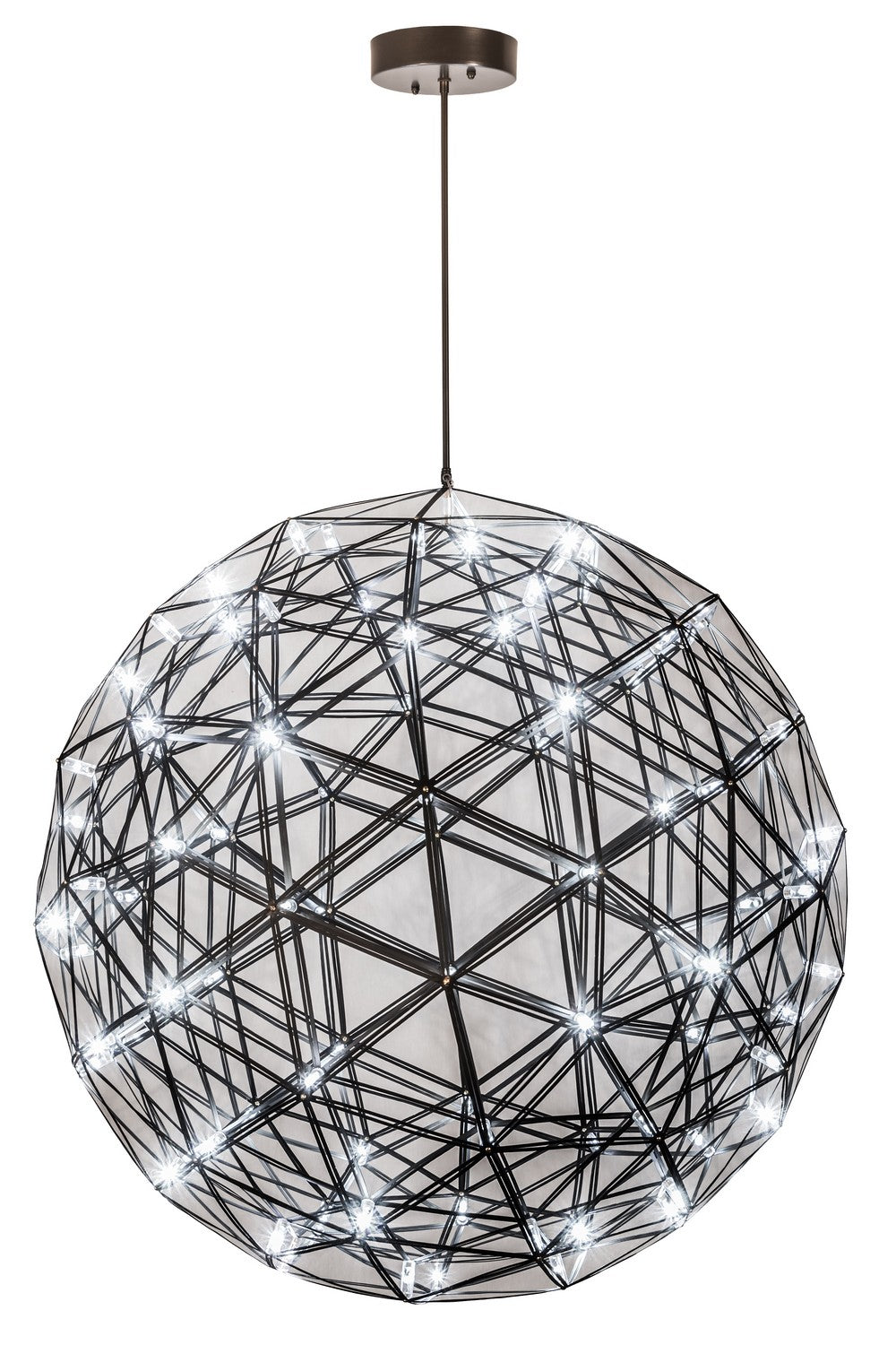 Meyda Tiffany - 190258 - 92 Light Pendant - Geosphere - Oil Rubbed Bronze