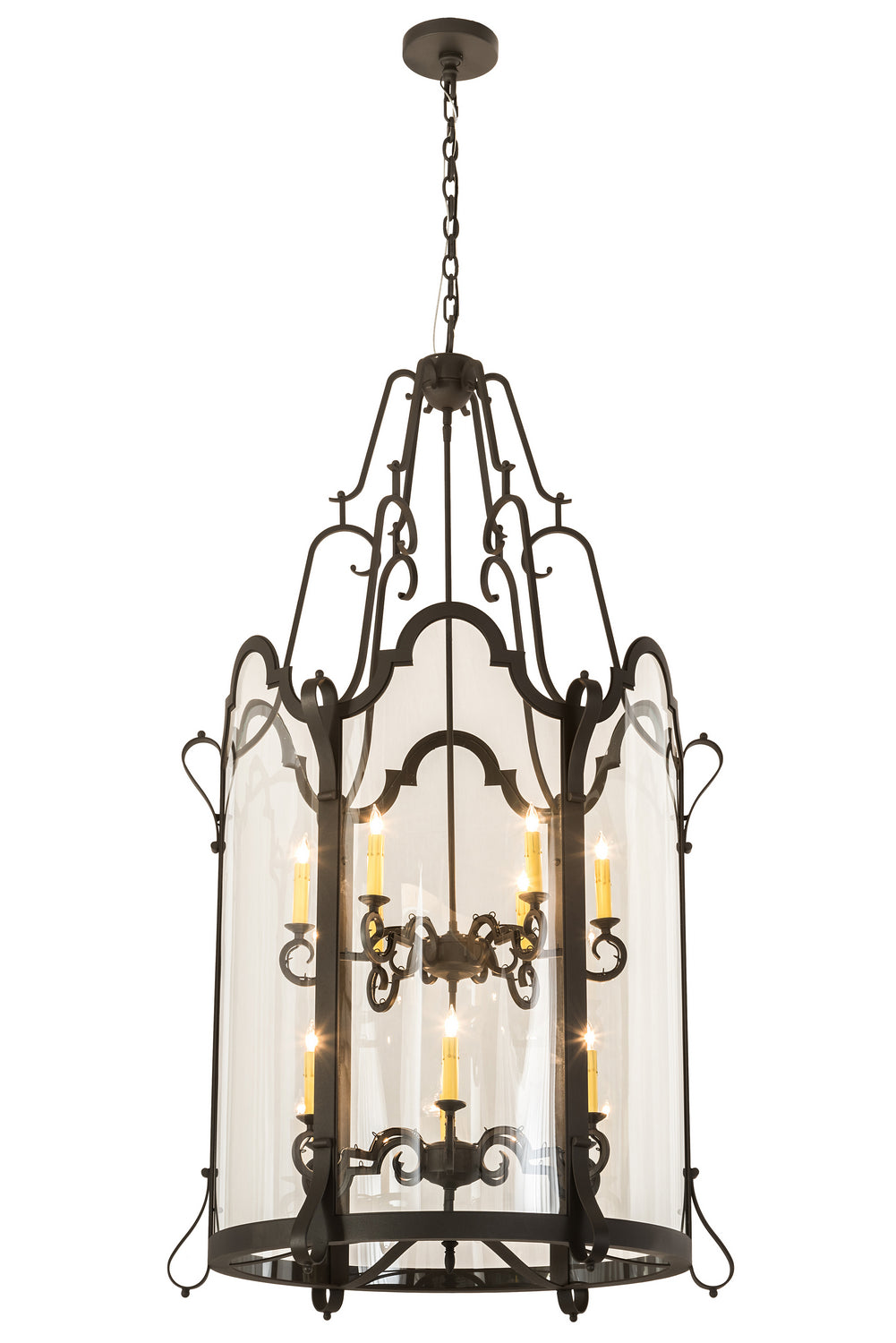 Meyda Tiffany - 190487 - 12 Light Pendant - Dubrek - Old Wrought Iron