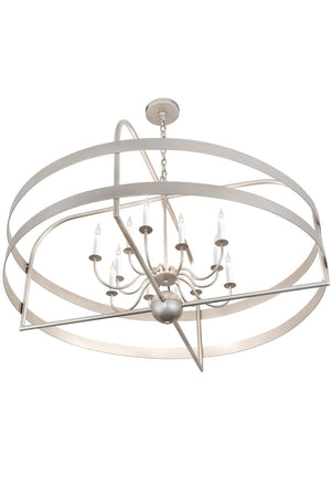 Meyda Tiffany - 192243 - 12 Light Chandelier - Aldari - Nickel Powder Coat