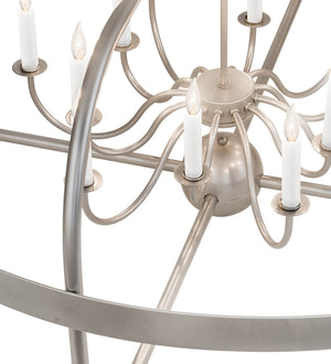 Meyda Tiffany - 192243 - 12 Light Chandelier - Aldari - Nickel Powder Coat