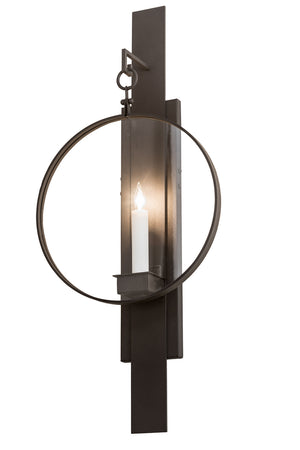 Meyda Tiffany - 192547 - One Light Wall Sconce - Holmes - Wrought Iron